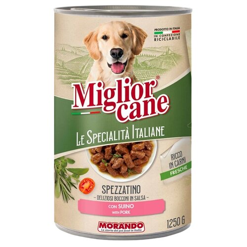 Karma dla psa MORANDO Le Specialita Italiane Wieprzowina 1.25 kg