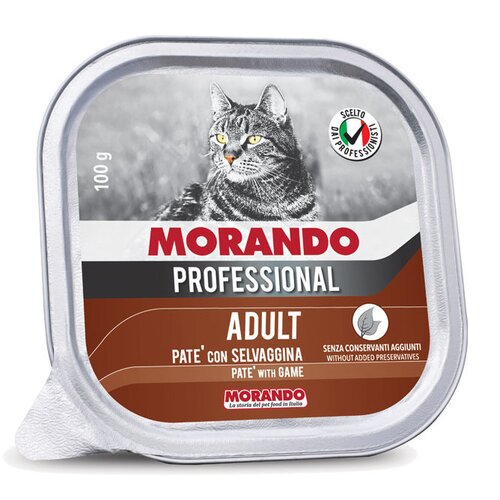 Karma dla kota MORANDO Pasztet Dziczyzna 100 g