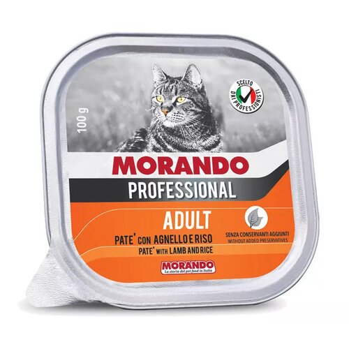 Karma dla kota MORANDO Pasztet Jagnięcina ryż 100 g