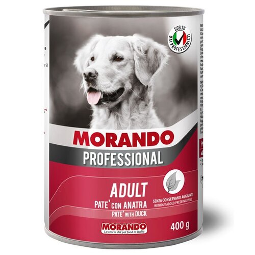 Karma dla psa MORANDO Professional Adult Pasztet Kaczka 400 g