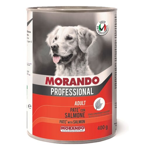 Karma dla psa MORANDO Professional Adult Pasztet Łosoś 400 g