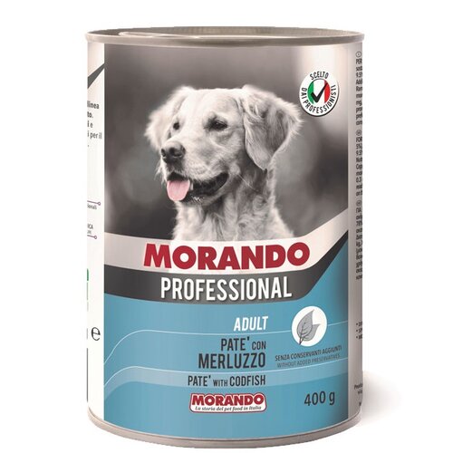Karma dla psa MORANDO Professional Adult Pasztet Dorsz 400 g