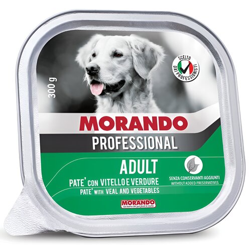 Karma dla psa MORANDO Professional Pasztet Cielęcina z warzywami 300 g
