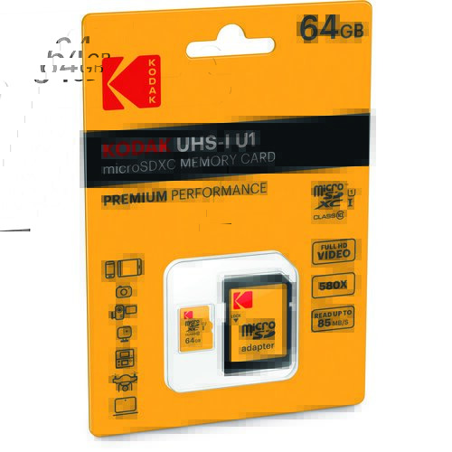 Karta pamięci KODAK microSDXC 64GB Class 10 U3