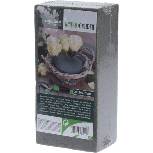 Gąbka florystyczna GOCKOWIAK Kostka Sucha 20 x 10 x 7cm