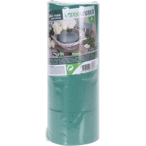 Gąbka florystyczna GOCKOWIAK Cylinder Mokra 4.5 x 8 cm (4 szt.)
