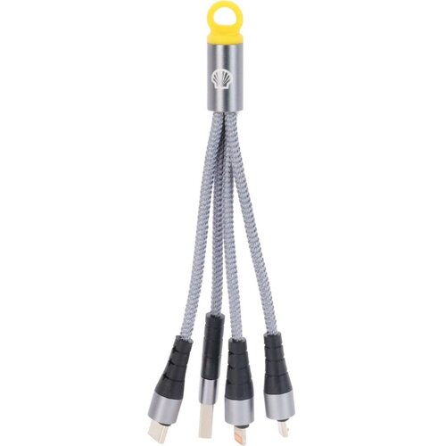 Kabel USB - USB-C/Lightning/Micro USB SHELL CB-MTF03 0.15 m
