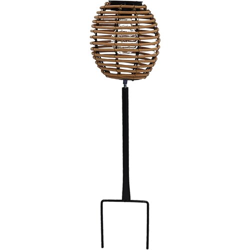 Lampka solarna PROGARDEN Kula rattan