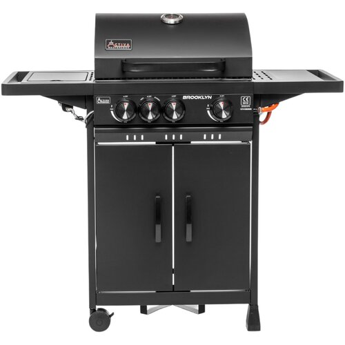 Grill gazowy ACTIVA Brooklyn 19741GB 8.4 + 2.8 kW 52 x 38 cm