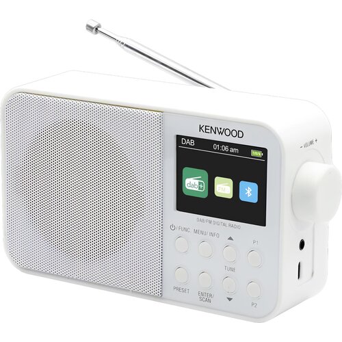 Radio KENWOOD CR-M30DAB-W Cyfrowe Przenośne Biały