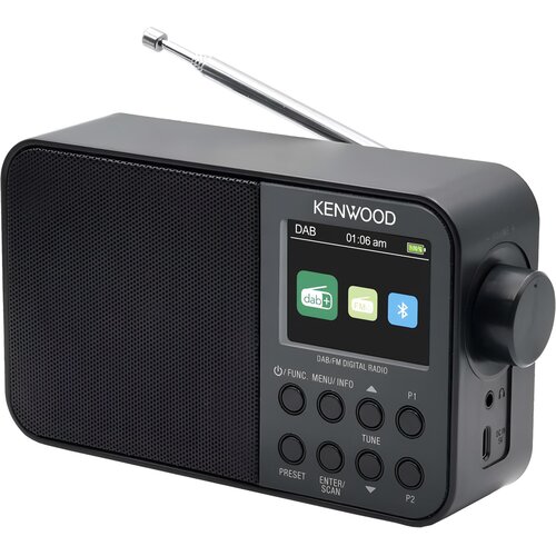 Radio KENWOOD CR-M30DAB-B Cyfrowe Przenośne Czarny