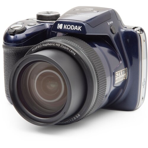 Aparat KODAK AZ528 Niebieski, 16 Mpix, 52x zoom optyczny, Full HD + Futerał
