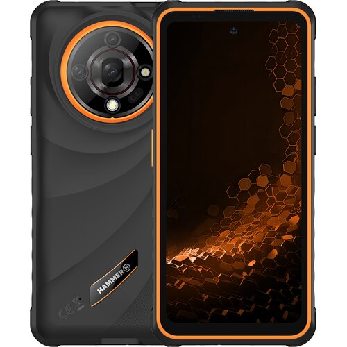 Smartfon MYPHONE Hammer Iron 6 6/128GB 6.56" 90Hz Pomarańczowy