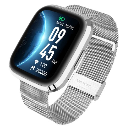 Smartwatch GARETT GRC Style Srebrny Stalowy