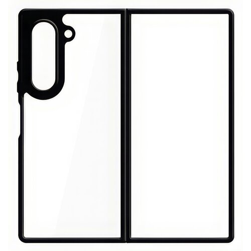 Etui 3MK Satin Armor Case+ do Samsung Galaxy Z Fold 7 Przezroczysto-czarny