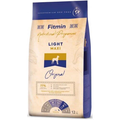 Karma dla psa FITMIN Maxi Light 12 kg