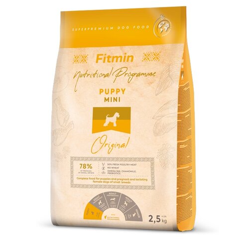 Karma dla psa FITMIN Mini Puppy Drób 2.5 kg