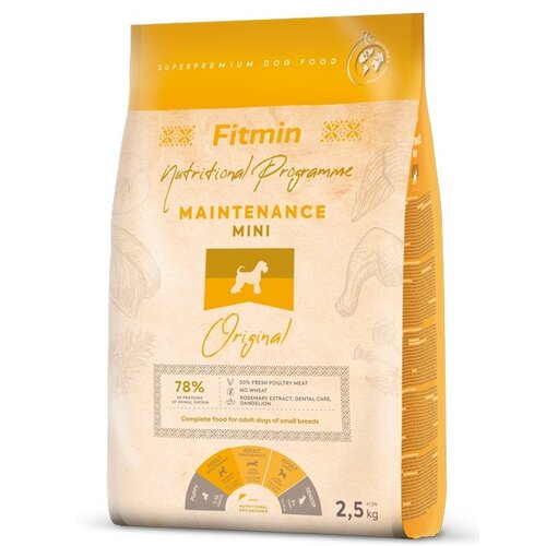 Karma dla psa FITMIN Maintenance Drób 2.5 kg