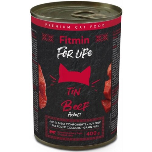 Karma dla kota FITMIN For Life Adult Wołowina 400 g