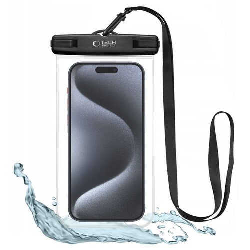 Etui wodoodporne TECH-PROTECT Phone Waterproof Case Czarny