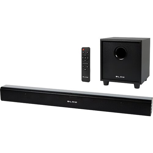Soundbar BLOW Cinema 4.1 Czarny 2.1-kanałowy, Bezprzewodowy Subwoofer, HDMI, Bluetooth, Uchwyt montażowy