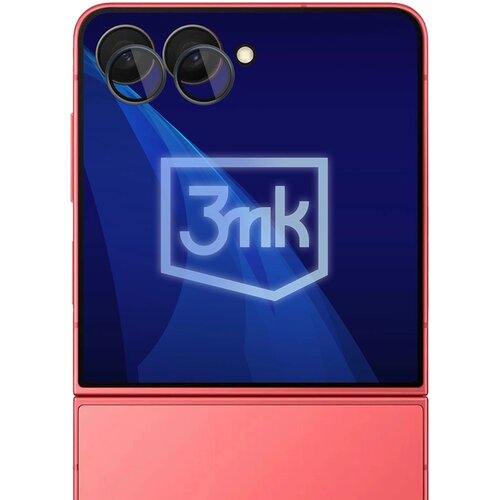 Szkło hartowane na obiektyw 3MK Lens Protection Pro do Samsung Galaxy Z Flip 7 Czarny