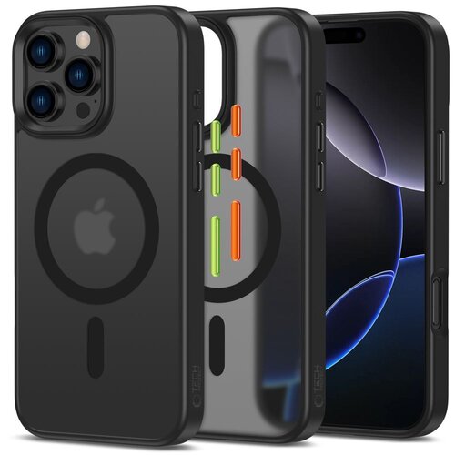 Etui TECH-PROTECT MagMat XT MagSafe do Apple iPhone 16 Pro Max Czarny Mat