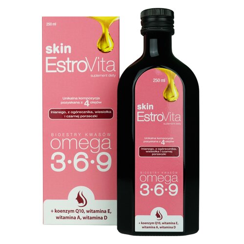Olej Omega 3-6-9 ESTROVITA Skin (250 ml)