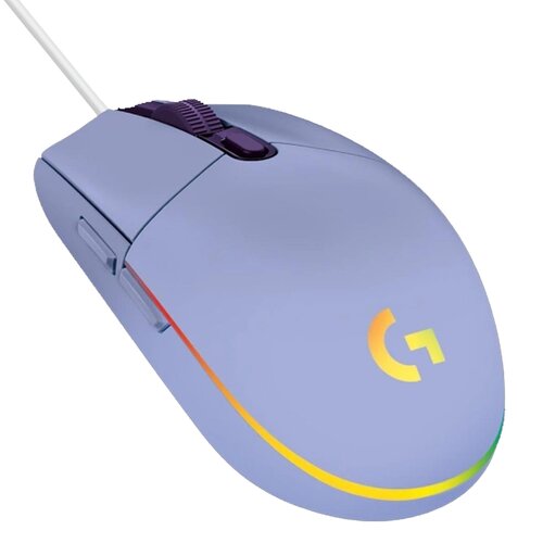 Mysz LOGITECH G102 Lightsync Liliowy