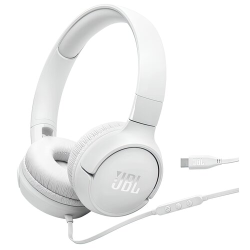 Słuchawki nauszne JBL Tune 520C USB-C Biały