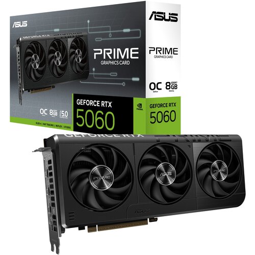 Karta graficzna ASUS Prime GeForce RTX 5060 OC Edition 8GB DLSS 4