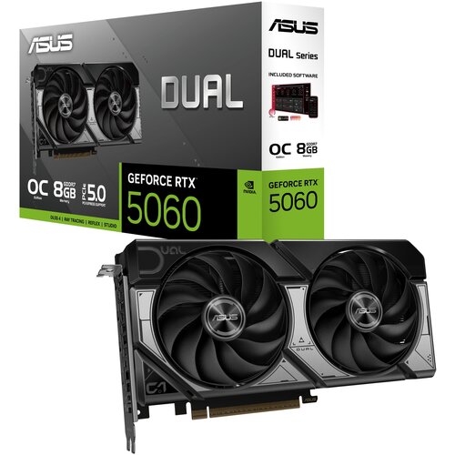 Karta graficzna ASUS Dual GeForce RTX 5060 OC Edition 8GB DLSS 4
