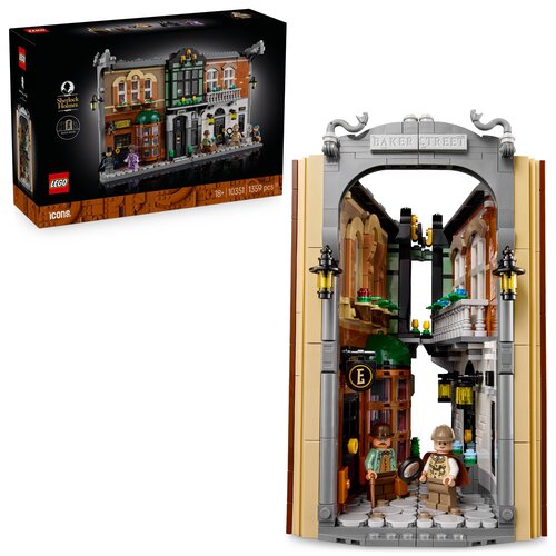 LEGO 10351 ICONS Sherlock Holmes: Book nook