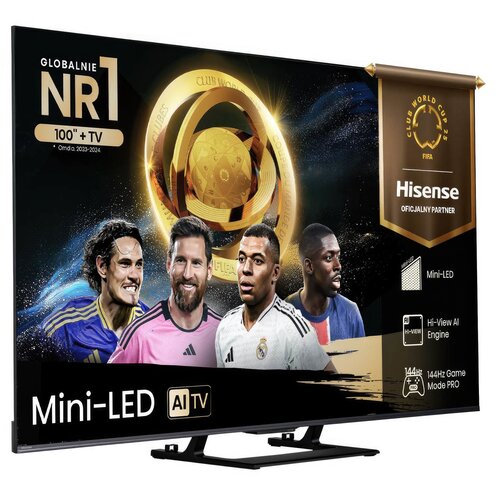 Telewizor HISENSE 55U7Q 55" MINILED 4K 144Hz VRR VIDAA Dolby Vision Dolby Atmos HDMI 2.1
