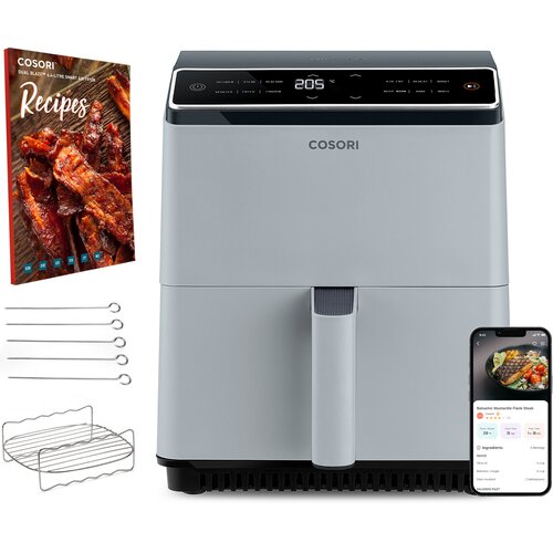 Air Fryer Frytkownica beztłuszczowa COSORI CAF-P583S-AEUR Dual Blaze, 6.4l, 6 opcji pieczenia, programator czasowy