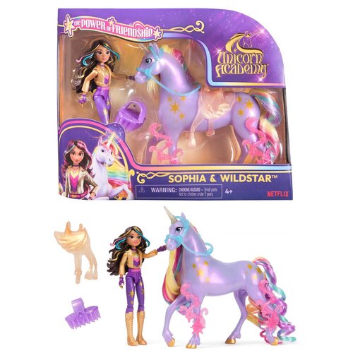 Lalka SPIN MASTER Unicorn Academy Sophia i Jednorożec 6072668