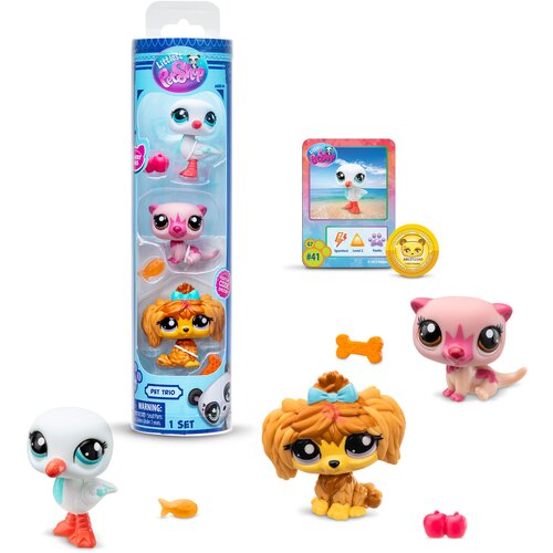Zestaw figurek LITTLEST PET SHOP Pet trio LPS00621 (1 zestaw)