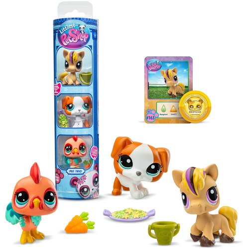 Zestaw figurek LITTLEST PET SHOP Pet trio LPS00646 (1 zestaw)