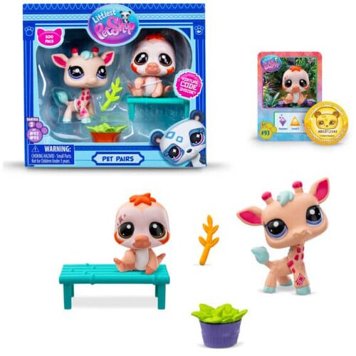 Zestaw figurek LITTLEST PET SHOP Zoo Chill Pet Pairs LPS00620 (1 zestaw)