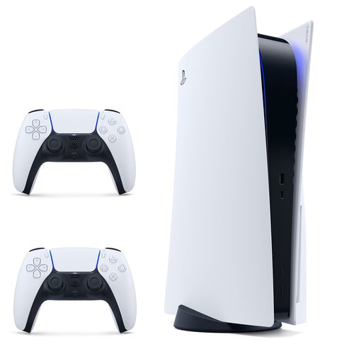 Konsola SONY PlayStation 5 z napędem Blu-ray 4K UHD + Kontroler DualSense Biały