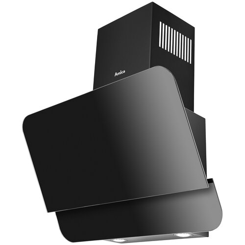 Okap AMICA OKC656S Czarne szkło 385m3/h 65dB klasa C