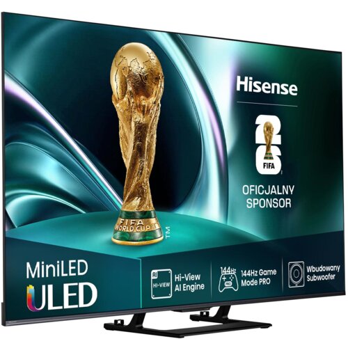Telewizor HISENSE 65U7Q 65" MINILED 4K 144Hz VRR VIDAA Dolby Vision Dolby Atmos HDMI 2.1