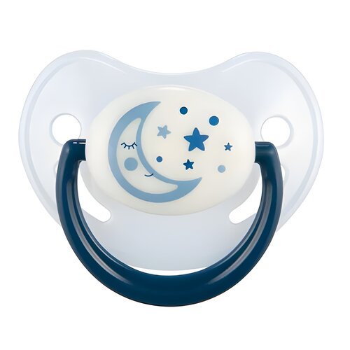 Smoczek CANPOL BABIES Night Dreams 0-6 m Niebieski