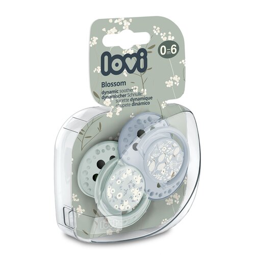 Smoczek LOVI Blossom Boy 0-6 m (2 sztuki)