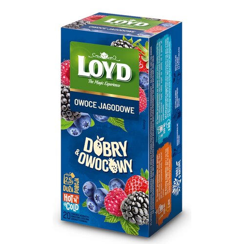Herbata LOYD Dobry & Owocowy Owoce jagodowe (20 sztuk)