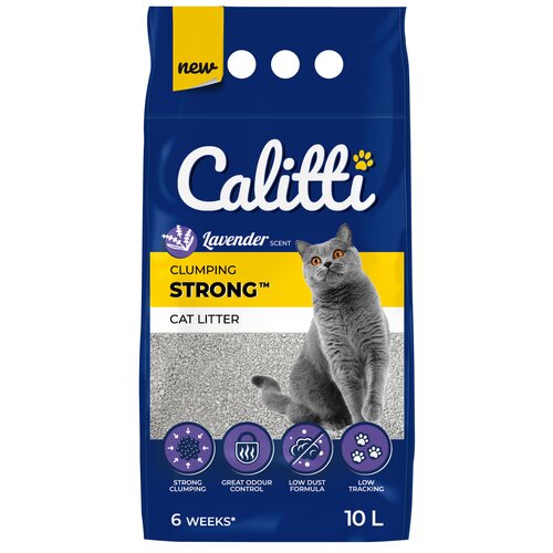 Żwirek dla kota CALITTI Strong Lavender 10 L