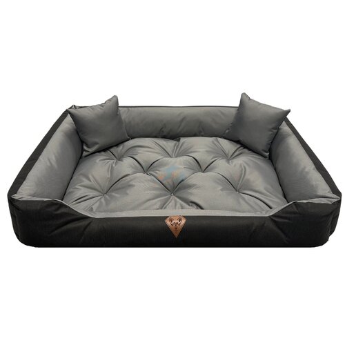 Legowisko dla psa OSKAR Comfortable Szaro-czarny 75 x 65 cm
