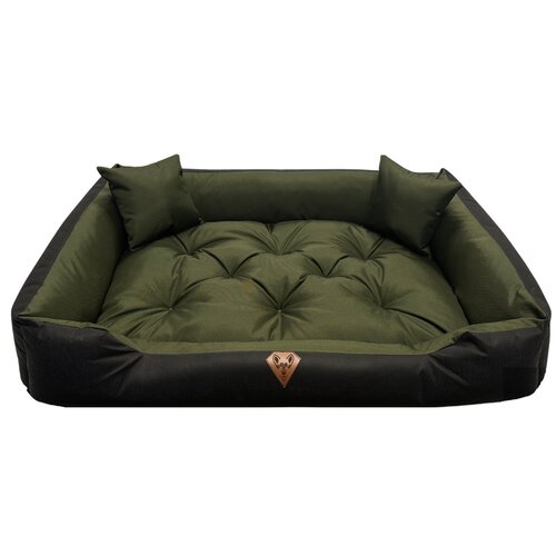 Legowisko dla psa OSKAR Comfortable Zielono-czarny 75 x 65 cm