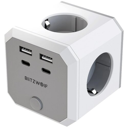 Kostka zasilająca BLITZWOLF BW-EC2 8-in-1 4xAC / 2 x USB-A / 2 x USB-C