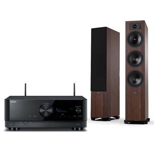 Zestaw stereo YAMAHA RX-V6A + INDIANA LINE Tesi 6 Mocca